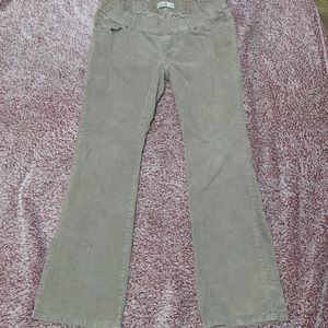 Old Navy Maternity khaki corduroy pants